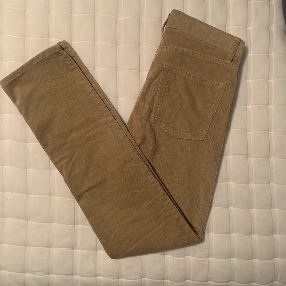 Like new Crewcuts Corduroy tan pants sz 12 boys